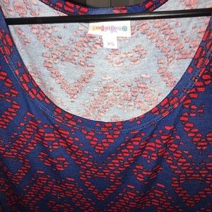 Lularoe Black and Red Nicole Dress